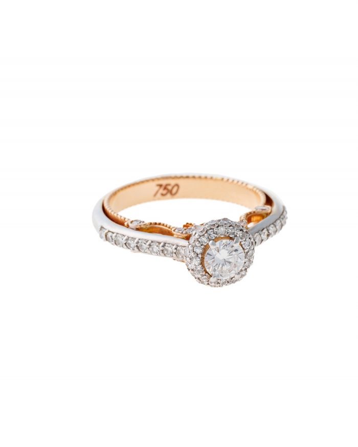 Eleganter Halo-Ring 0050
